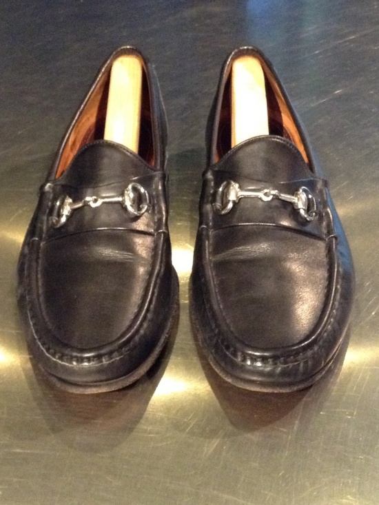 Allen Edmonds Bruzzano Men\'s 10 D Black Horse Bit Loafers Shoes Made In Italy main image 5
